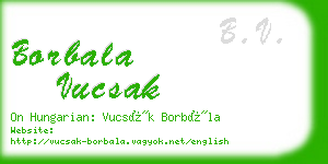 borbala vucsak business card